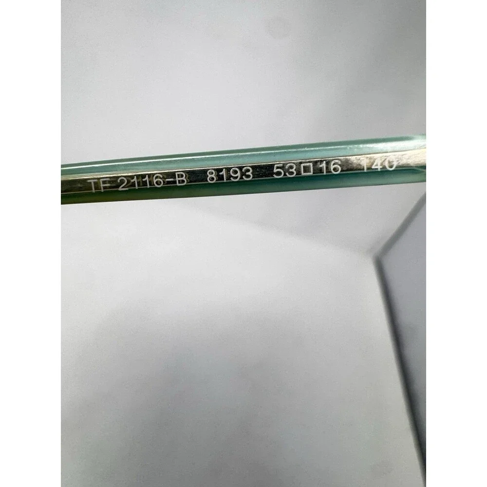 Tiffany & Co TF2116-B 8193 Eyeglass Frames Only 53-16-140 Black Turquoise Italy